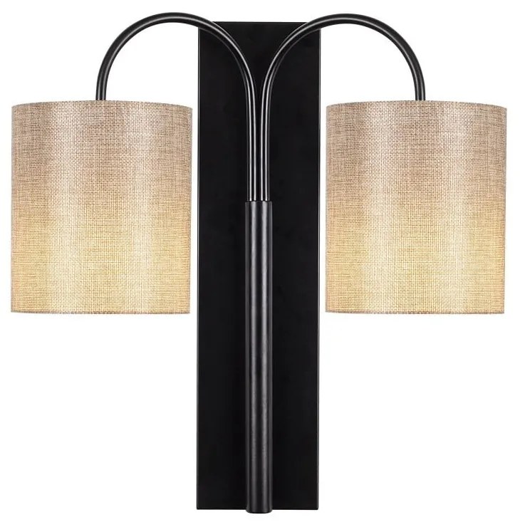 Aristo fekete fém falilámpa - Opviq lights