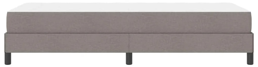 Boxrugós ágy matracmal Tópszínű 90 x 190 cm szövet