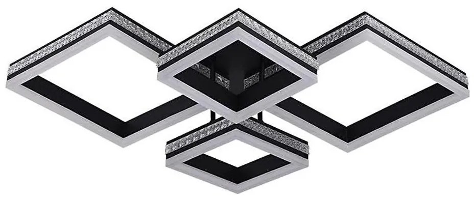 LED fényerőszabályozható, felületre szerelhető csillár LED/175W/230V 3000-6500K + távirányító