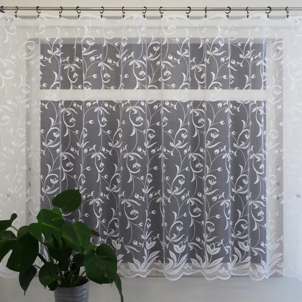 Mg Függöny 35913 Fehér 250cm Minőség lengyel 0,5m