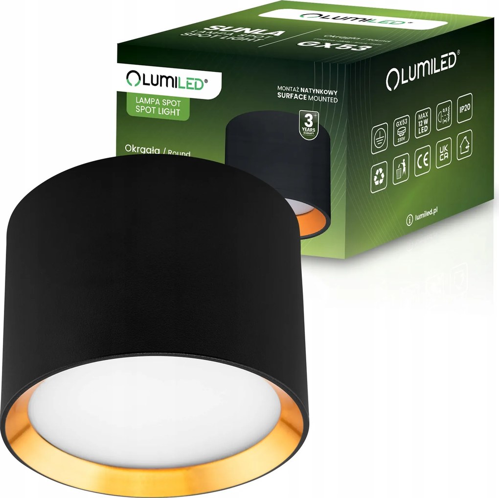 Halogén Lámpatest Falra szerelhető Lámpa Tuba Gx53 Led Spot Fali lámpa Mennyezeti Henger