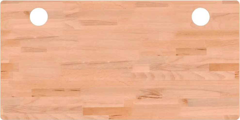 vidaXL tömör bükkfa íróasztallap 110 x 55 x 1,5 cm
