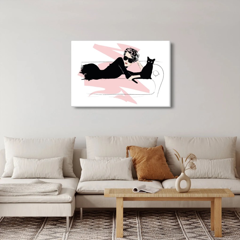 Kép - Fashion lady (90x60 cm)