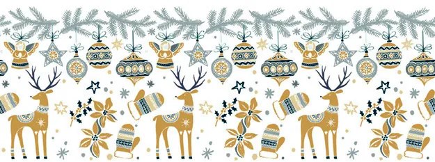 Karácsonyi Nordic Style papír asztalterítő 120x180 cm