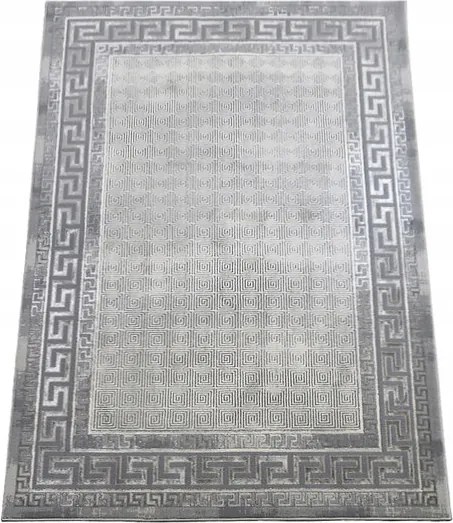 Szőnyeg 160x220 Klasszikus Nappaliba Szürke Kétszintes