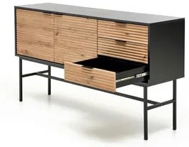 Komód Mui 1 (artisan tölgy + fekete). 1038778