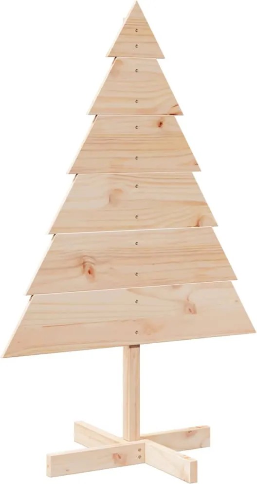 vidaXL tömör fa karácsonyfa-dekoráció 110 cm
