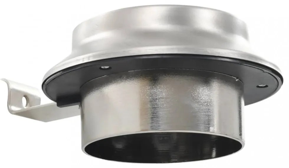 6 db kerek fehér kültéri napelemes LED lámpa, 12 cm