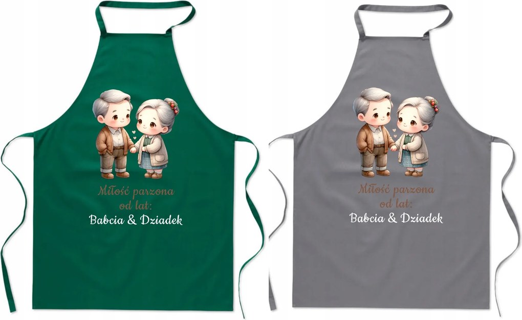 Konyhai kötény Ajándék Évek óta párolt szerelem Nagymama Nagypapa