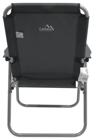 Szürke összecsukható kempingszék