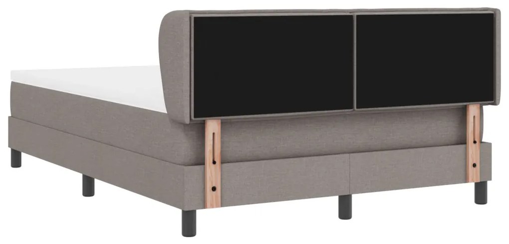 Boxspring Ágy Matraccal Taupe 160x200 cm Szövet