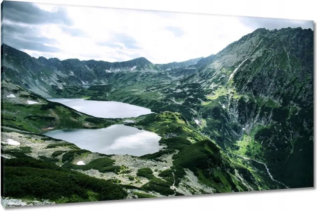 Vászonkép 120x70 Tátra völgy 5 tó
