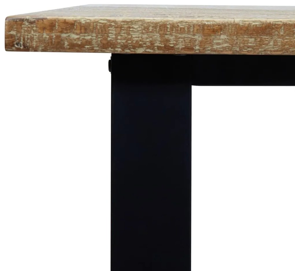 tömör akácfa kerti étkezőasztal 150 x 90 x 75 cm