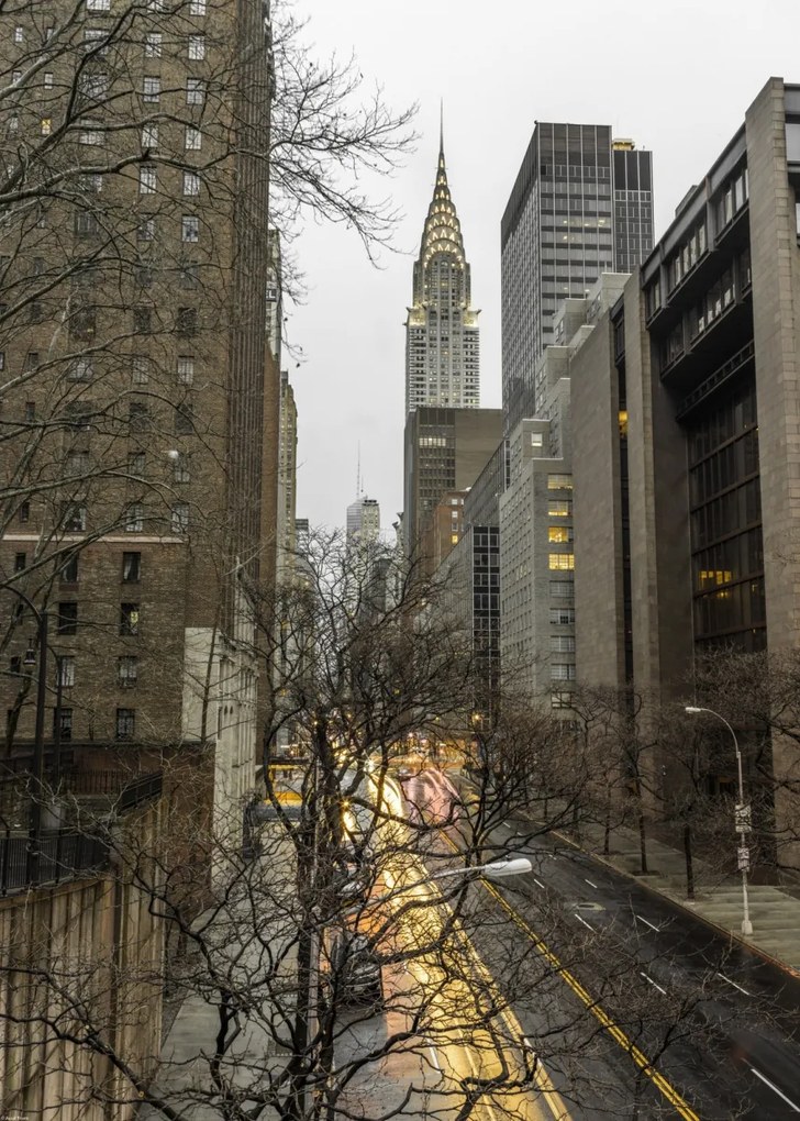 Poszter 50x70cm Chrysler Building New York, Assaf Frank