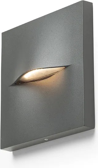 RENDL BOBO SQ fali lámpa antracitszürke 230V LED 3W IP65 3000K