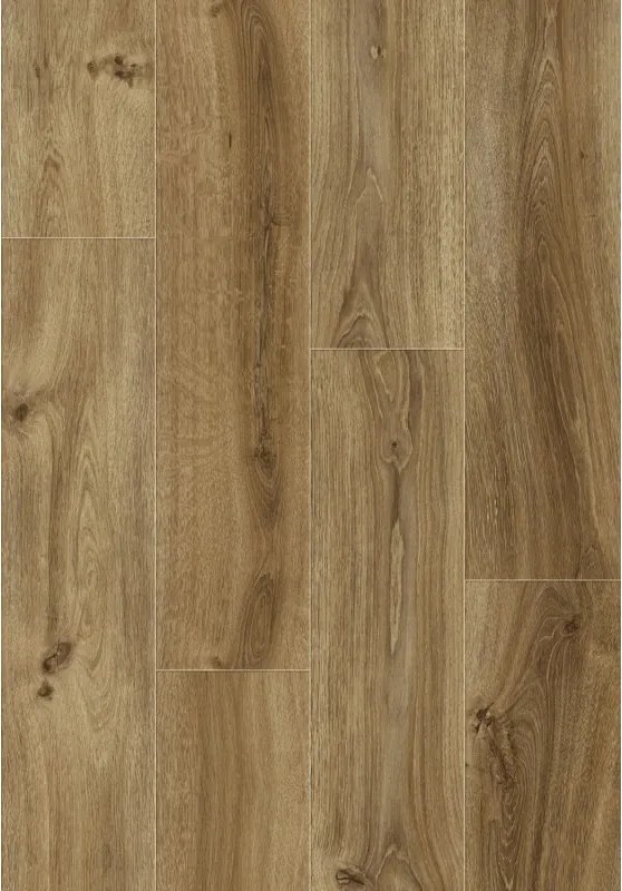 Mexen Amsterdam vinyl padlóburkolatok 1240 x 182 mm SPC 6,5 mm, IXPE 1,5 mm alátét, 4 V-fuga, Tölgy