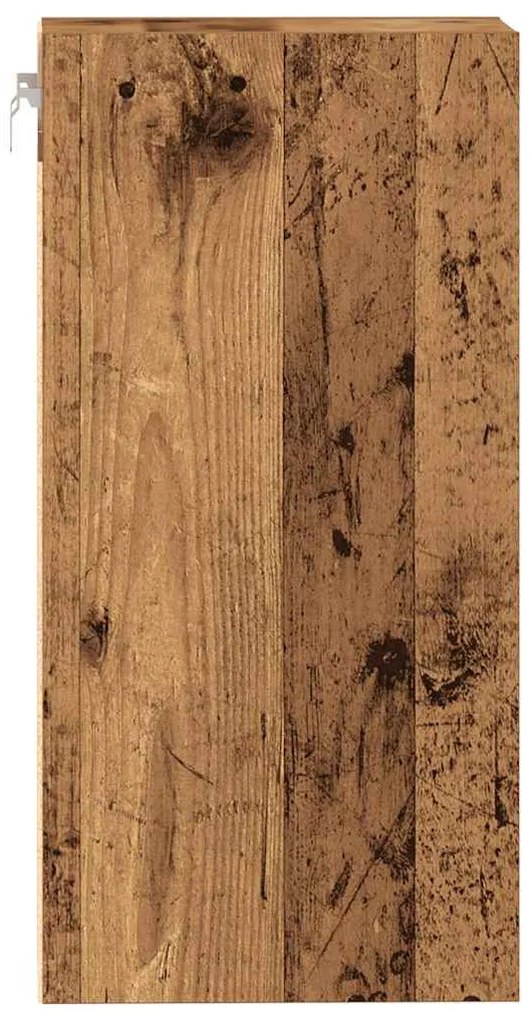 “Riga” antik fa színű szerelt fa függőszekrény 30x29,5x60 cm
