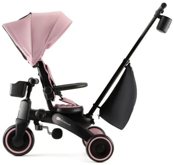 KINDERKRAFT - Gyerek tricikli JAZZ 2 rózsaszín