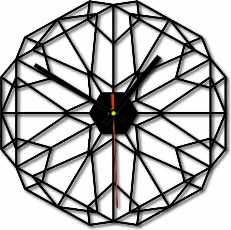 Sentop - MDF falióra HDKF017 nappali szobához és fekete 40 cm