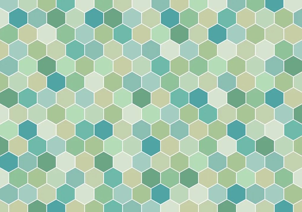 Fotótapéta - Celadon mozaik - pasztell (152,5x104 cm)