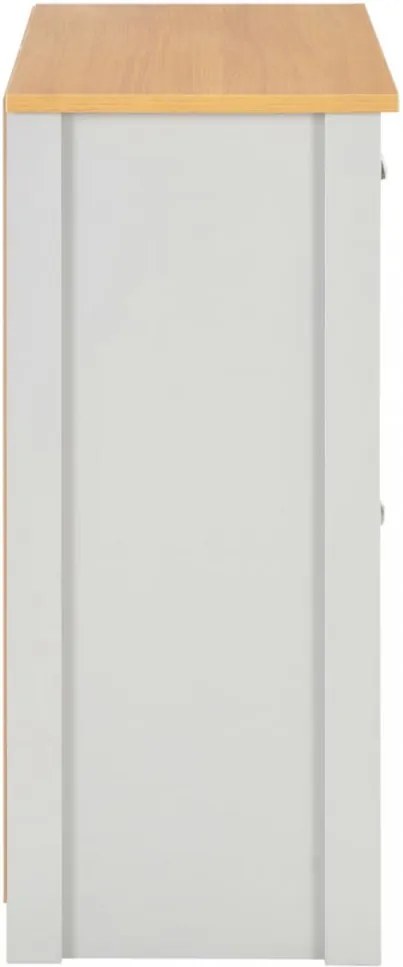 szürke komód 79 x 35 x 81 cm