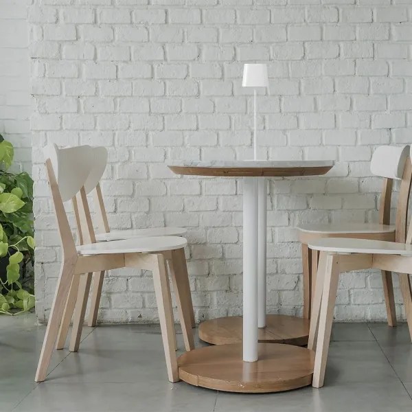 LED Napelemes mágneses asztali lámpa LED/5W/5V 3000-6000K 3600 mAh IP65 fehér