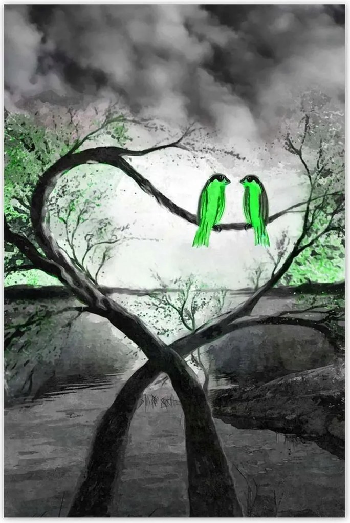 Poszterek 80x120 Randevú a holdfényben