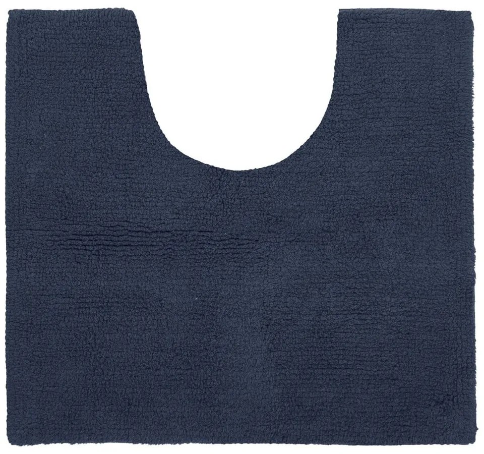 Sötétkék fürdőszobai kilépő 50x45 cm Riva - Tiseco Home Studio