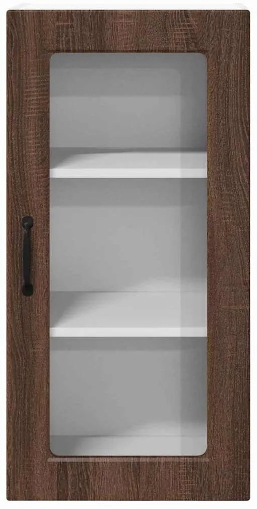 Fali konyhaszekrény Barna Tölgy 40 x 31 x 80 cm Faanyag