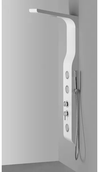 Aqualine - Zuhanypanel YUKI matt fehér