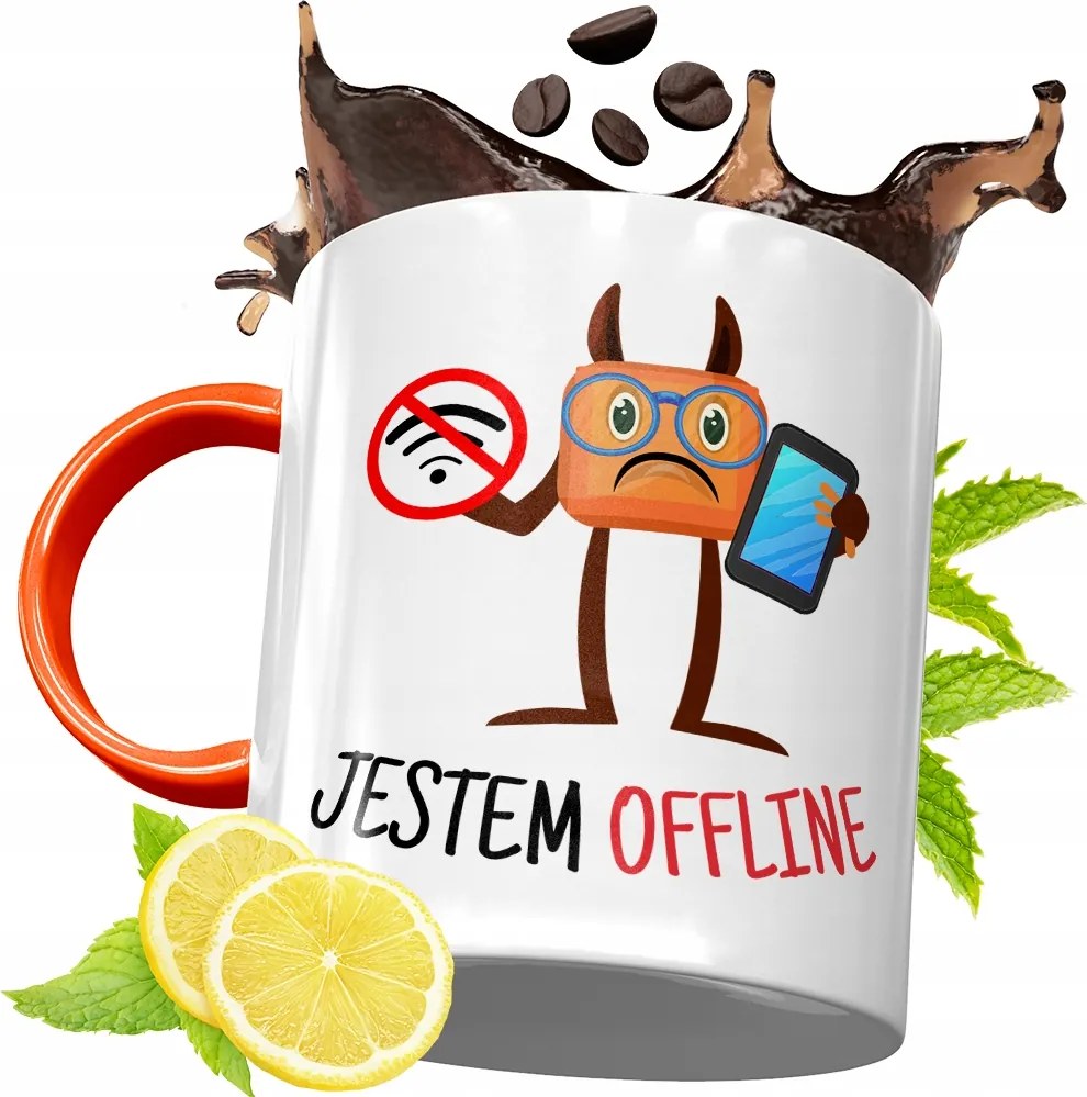 Narancssárga Bögre Informatikus Fejlesztőknek, fényképes nyomtatással