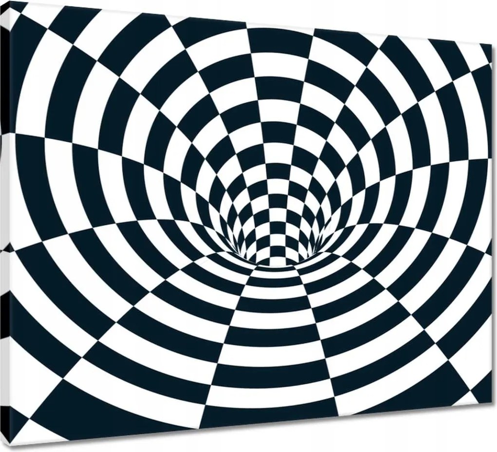 Vászonkép 50x40 Absztrakt fekete-fehér