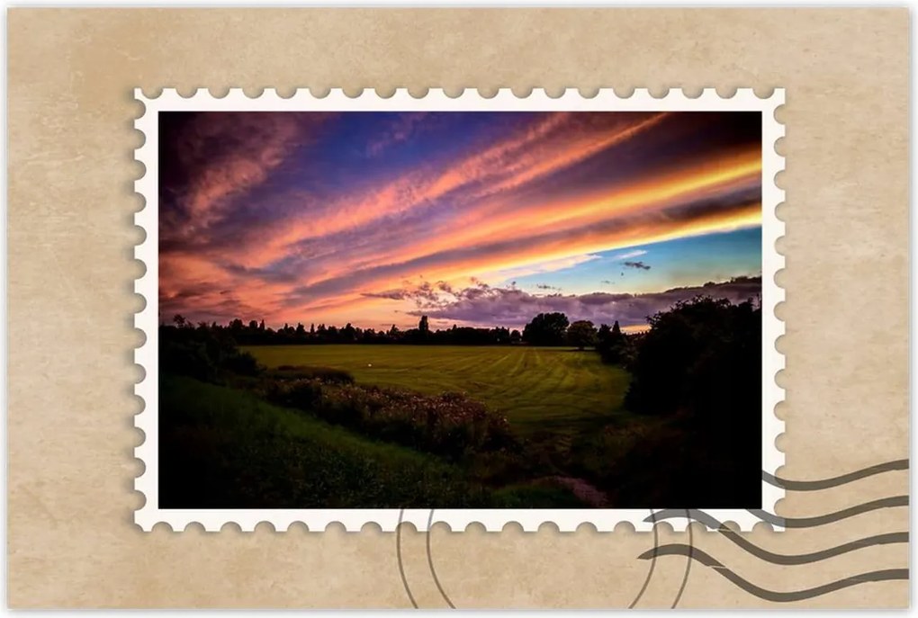 Poszterek 120x80 Naplementekor az égbolt