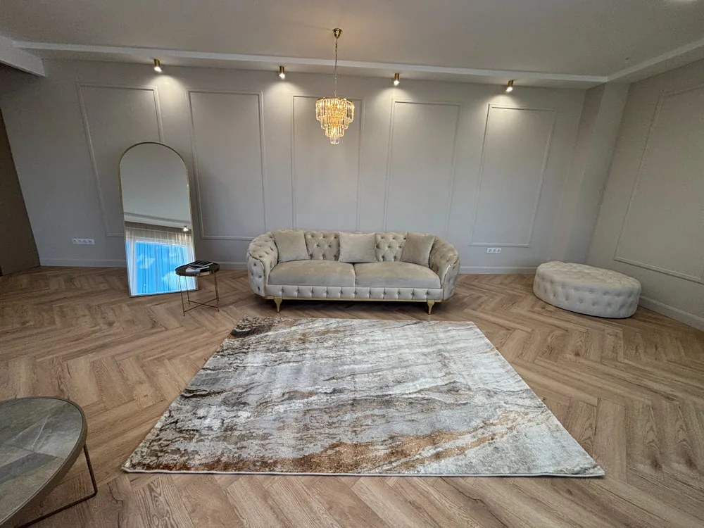 Sunset arany-bézs design szőnyeg 60x110