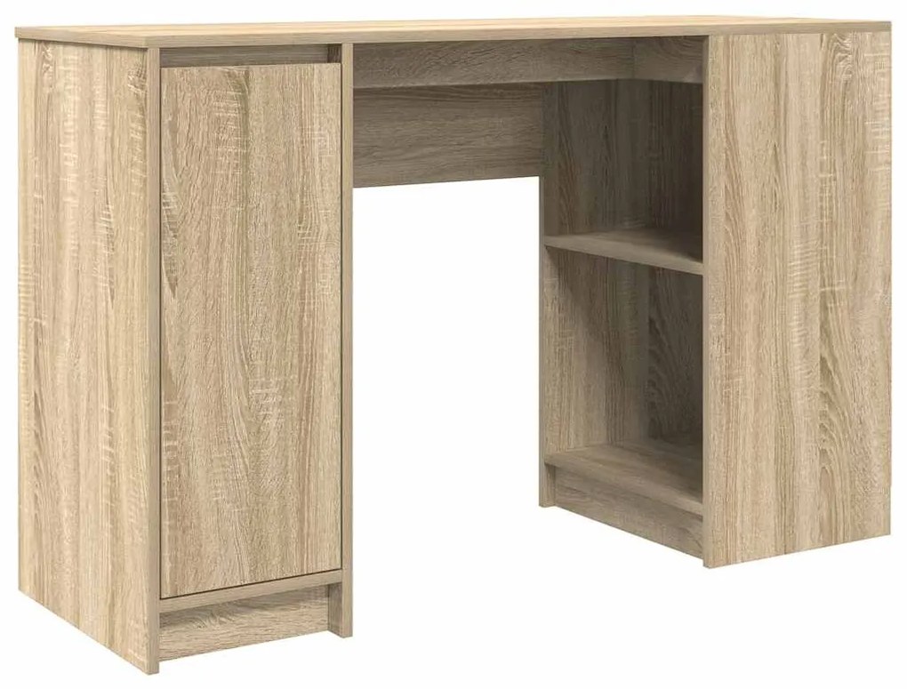 sonomatölgy színű forgácslap íróasztal 120x42x76 cm