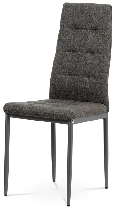 Étkezőszék, szürke, szövet, DCL-397 GREY2