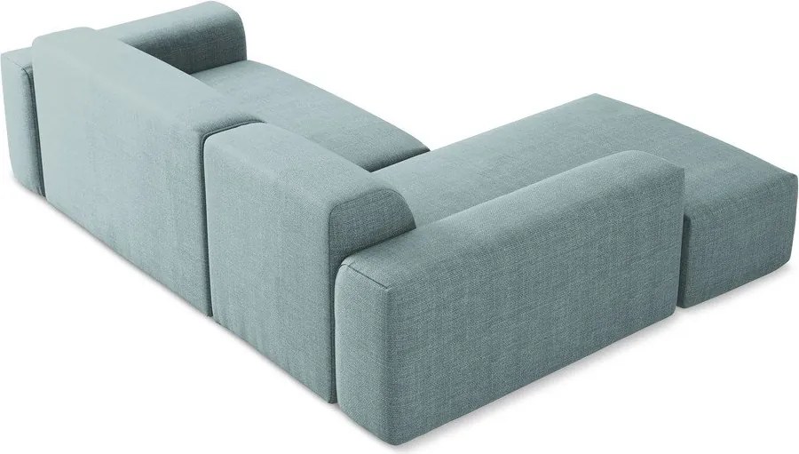 Kék sarokkanapé (bal oldali-heverő résszel) Keli – Makamii