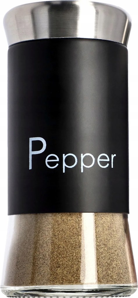 Borsszóró Tartály Fekete 150ml Acél Fűszerkeverék