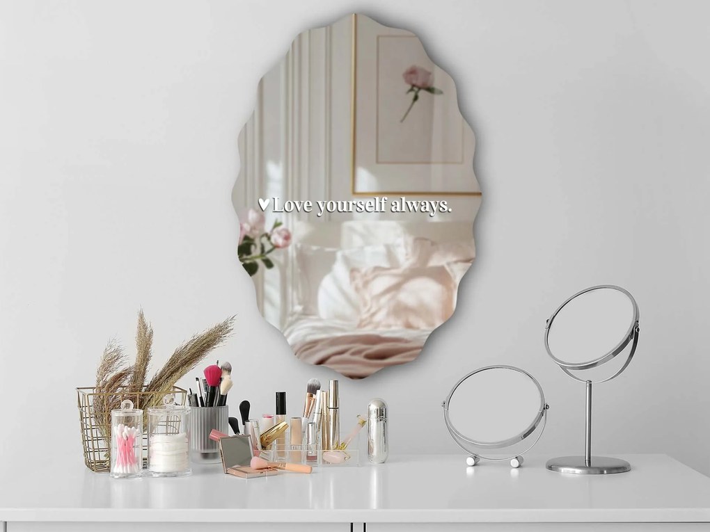 Tükör matrica S36 – Love yourself always. 39x3