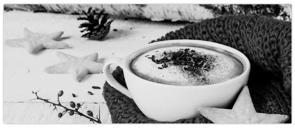Kép - Téli cappuccino (120x50 cm)