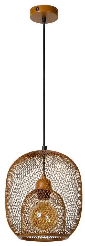 Lucide 78396/01/43 - Csillár zsinóron JERREL 1xE27/40W/230V barna