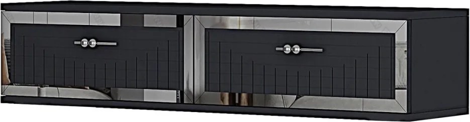 Tuna komód, antracit-ezüst, 120 cm – TR555CHM1619