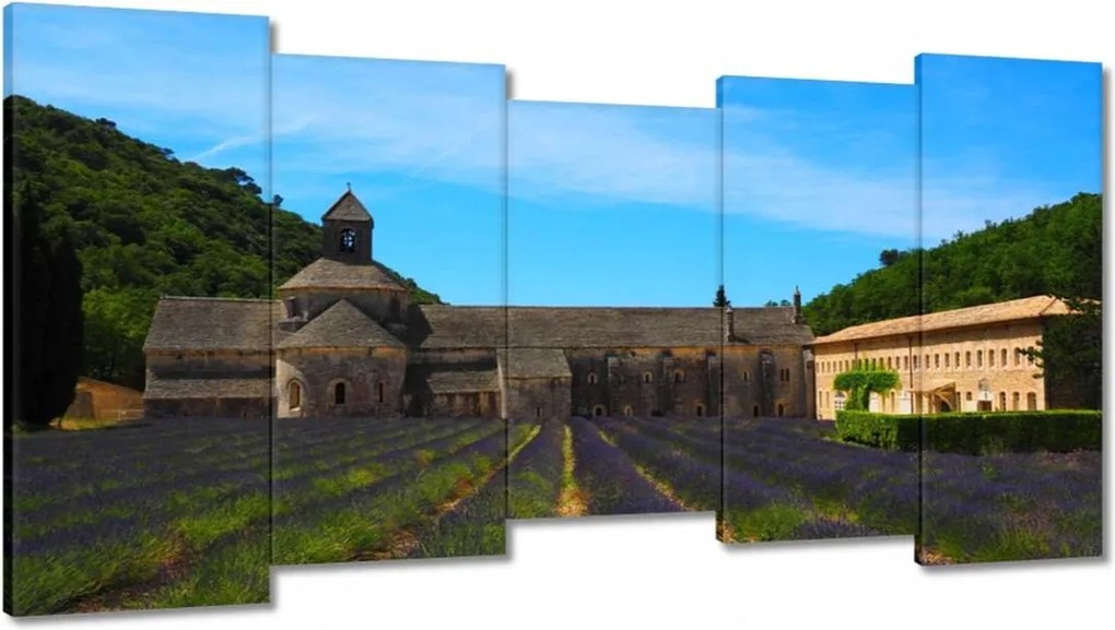 Vászonkép 150x80 Levendulamező