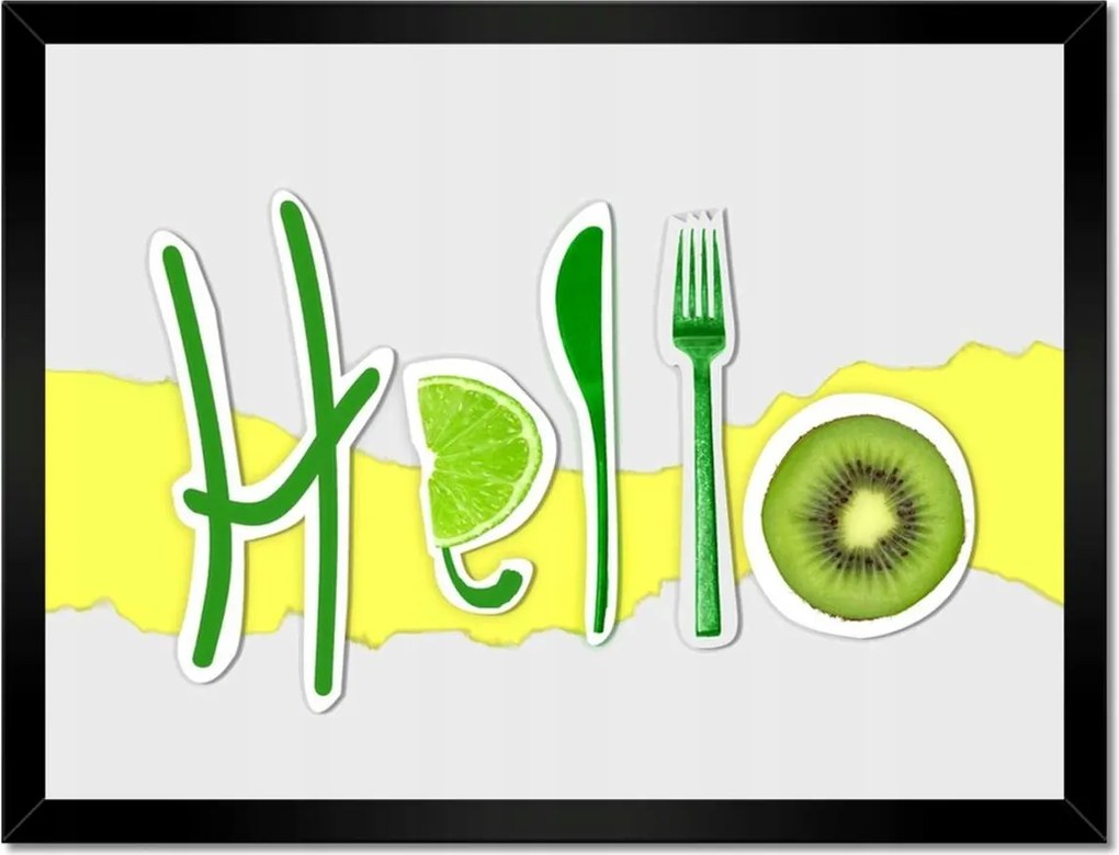 Poszterek keretben 40x30 Trópusi üdvözlet