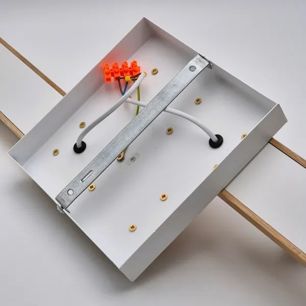 Csillár zsinóron CORTINA 4xE27/15W/230V fehér/tölgy