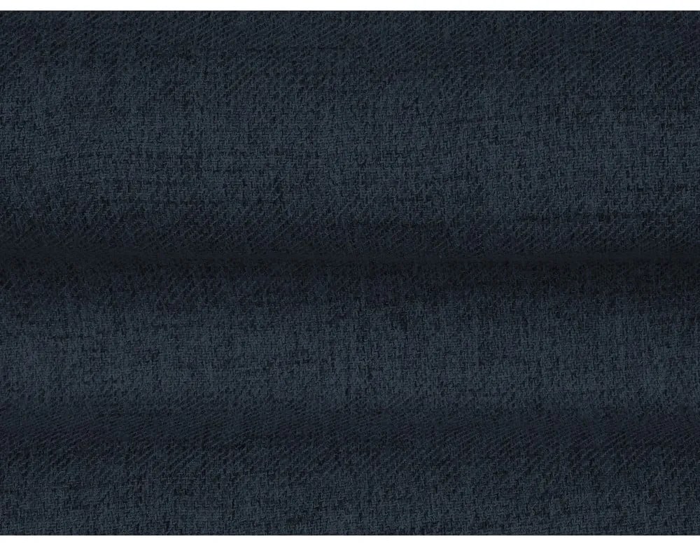 Sötétkék kárpitozott ágyneműtartós franciaágy ágyráccsal 200x200 cm Mamaia – Micadoni Home