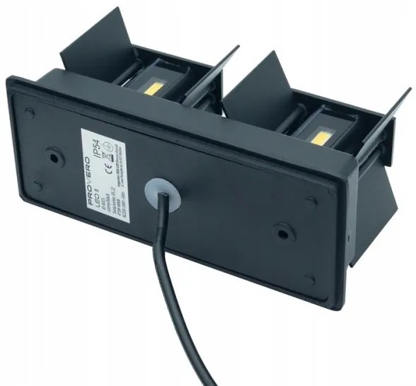 LED Kültéri fali lámpa LED/12W/230V IP54 fekete