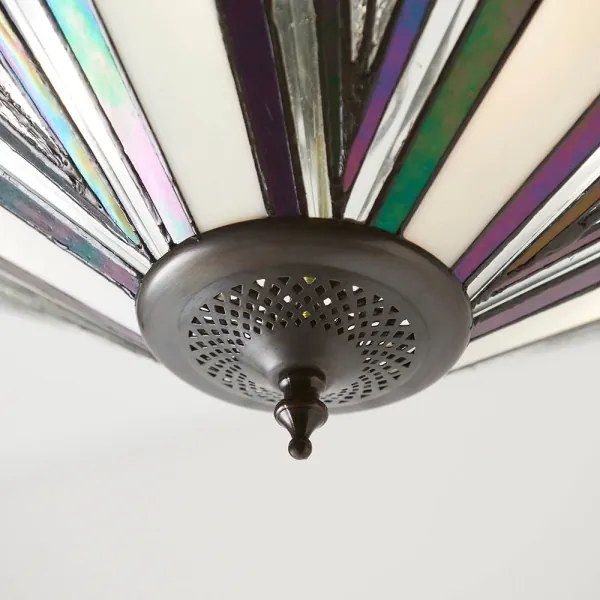 Endon 63936 - Tiffany ASTORIA láncos csillár 3xE27/60W/230V átm. 48 cm