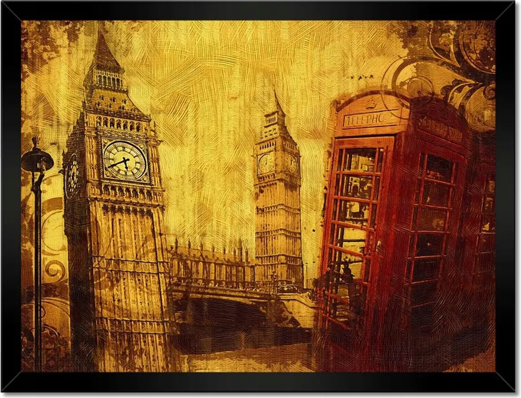 Poszterek keretben 40x30 Big Ben
