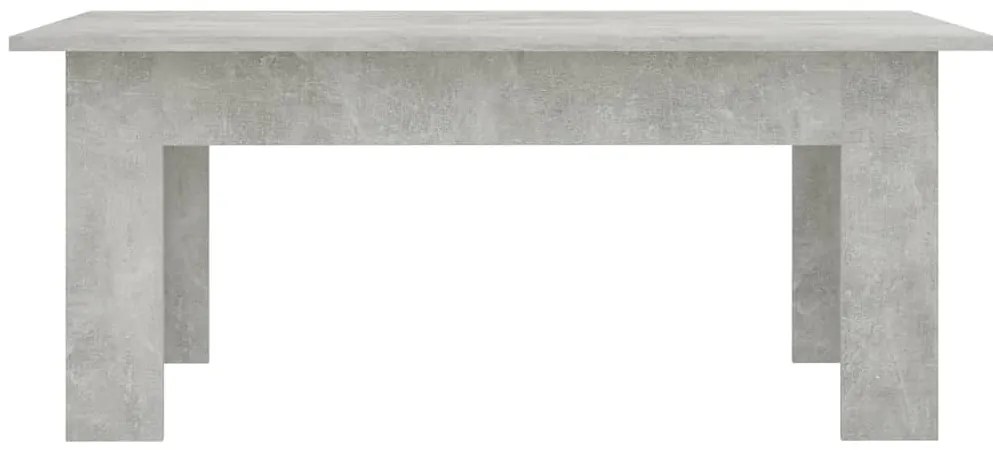 Betonszürke szerelt fa dohányzóasztal 100 x 60 x 42 cm